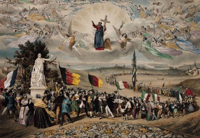 Universal Democratic and Social Republic by Frederic Sorrieu